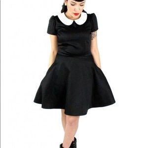 NWT Hemet Wednesday Addams Skater Dress X-Large